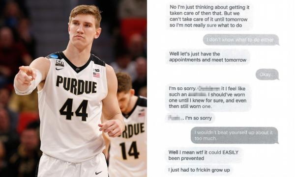 Ex-girlfriend of Purdue basketball star files suit claiming he gave her  chlamydia and herpes | Daily Mail Online