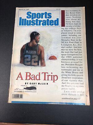 March 16, 1987 Gary McLain, Villanova University Wildcats Sports  Illustrated | eBay