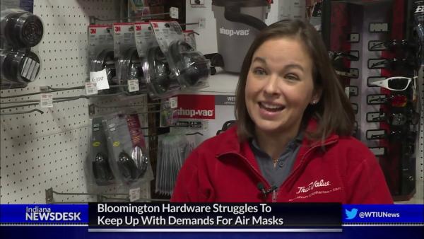 Bloomington Hardware Seeing Mass Purchases Of Dust Masks, Respirators -  YouTube