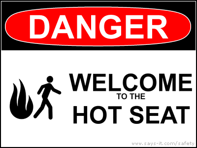 Image result for hot seat