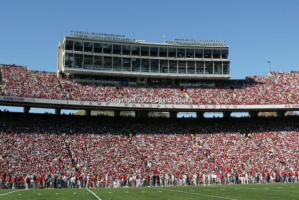 Camp Randall Stadium Press Box. | David Stluka Photography