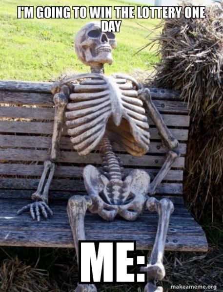 Waiting Skeleton meme