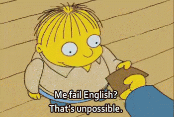 That's What I'm Saying GIF - English Grammar TheSimpsons GIFs