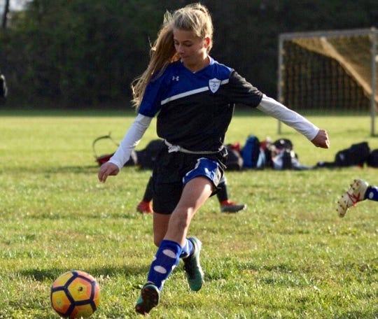 Lexi Watkins, 13, started playing soccer when she was 4. Coaches immediately noticed her passion for the sport.