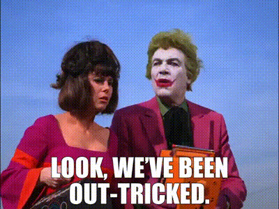 YARN | Look, we've been out-tricked. | Batman (1966) - S02E47 The Joker's  Last Laugh | Video gifs by quotes | 6bde73c1 | 紗