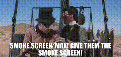 YARN | Smoke screen, Max! Give them the smoke screen! | The Great Race |  Video gifs by quotes | 9e597fed | 紗