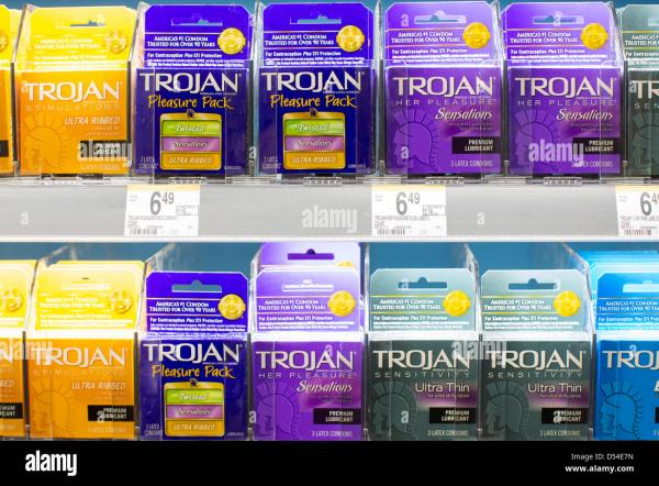 Trojan condoms hi-res stock photography and images - Alamy