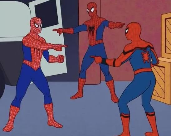 3 Spiderman Pointing Meme Generator - Imgflip