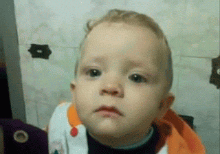 Animated GIF sad, upset, baby, frown, disappointed, emotions, bummer, sad face, pout, actions, frown, weepy