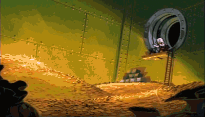 Scrooge-mcduck-diving-in-a-pool-of GIFs - Get the best GIF on GIPHY