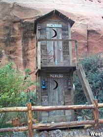 Image result for 2 floor outhouse
